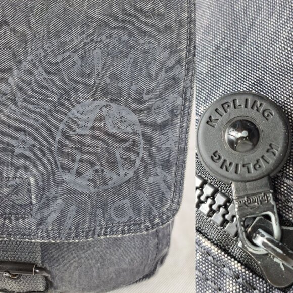 Kipling Charcoal Crossbody Tote - Picture 10 of 14